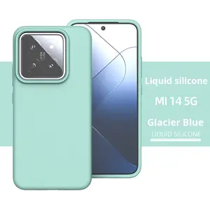 Silicone liquide couleur unie étanche Anti-chute coque de téléphone pour Xiaomi 17/15/14U/Redmi K70 couverture de téléphone de couleur unie - Product Image 6