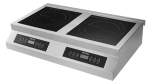 เตาแม่เหล็กไฟฟ้ากำลังสูง 2 หัวเตา 5000W+5000W เตาปรุงอาหารแบบมืออาชีพ เตาคู่สำหรับร้านอาหาร เตาแม่เหล็กไฟฟ้าเชิงพาณิชย์ - Product Image 4
