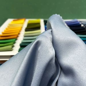 Expédition rapide, vente en gros de tissu en velours coréen extensible multicolore pour robe et textile d'intérieur - Product Image 4