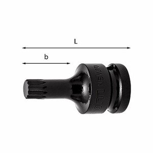 MXZNC <b>Socket</b> 1/2 Inch Drive Bit Adapter For Automotive Repair Tools - Product Image 1