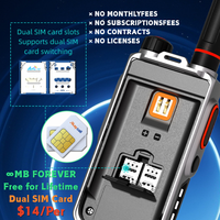 Radio POC Maycall de American Warehouse FCC, Linterna Resistente al Agua, Doble Tarjeta SIM, Uso en Camiones, Seguridad, 4G