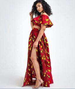 MANNI <span class=keywords><strong>Robe</strong></span> Africaine Vêtements Africains Dashiki Haut Jupes Robes de Soirée à Plumes pour Femmes <span class=keywords><strong>Robe</strong></span> Ankara Coton Service OEM Personnalisé - Product Image 3