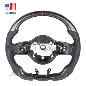 Volant en fibre de carbone pour Mercedes-Benz Classe A, B, C, S, E, AMG C63, E63, G63, GLS63S, GLA45, <span class=keywords><strong>A45</strong></span>, S65, S63 <span class=keywords><strong>GT</strong></span>, CLS63, GLS63 – Stock USA - Product Image 1
