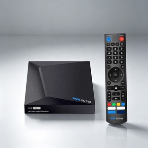 กล่องรับสัญญาณทีวี We2usat K3 Pro+ H265 Smart Ott TV Box ระบบ Android 12 รองรับ Wifi 6K ชิปประมวลผล Amlogic Quad Core กล่องสตรีมมิ่งมีเดีย Stb Tv Box หน่วยความจำ 4GB ความจุ 32GB - Product Image 1
