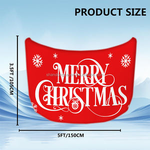 Housse de capot de voiture personnalisée en polyester tricoté avec impression numérique drapeau – Housse de capot de véhicule de haute qualité en gros - Product Image 6