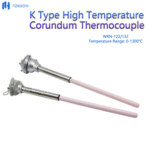 เทอร์โมคัปเปิลชนิด K WRN-122/WRN-132 หลอดเซรามิกคอรันดัม อุณหภูมิสูง 1300 องศา ℃   เซ็นเซอร์วัดอุณหภูมิเตาเผาอิฐแบบมัฟเฟิล - Product Image 4