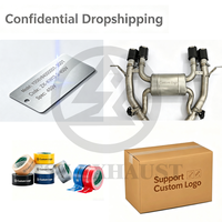 Système d'échappement complet en acier inoxydable CSZ Racing Performance avec collecteur et silencieux pour Ferrari 599 GTB V12 6.0L, échappement au son profond