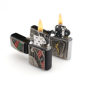 Fabrikdesign Personalisierter Metallplaketten-Aufkleber Feuerzeug 3D-Geprägtes Individuelles Metallnummernschild - Product Image 6