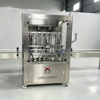 Machine de remplissage automatique Xinyou pour crème visage, lotion, gel corporel, gel capillaire et crème cosmétique, avec fonction de remplissage servo.