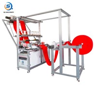 BESTSUN Machine à coudre et à ourler motorisée automatique haute vitesse pour serviettes en microfibre, 1800 pièces/heure, 380V, pour serviettes et rideaux