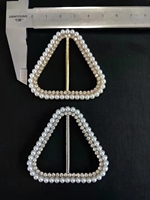 Vente en gros Boucles personnalisées en forme de cœur avec perles et strass Boucles de ceinture en métal pour femmes avec boucle