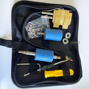 Machine à souder par fusion thermique pour géomembrane en HDPE, <span class=keywords><strong>soudeuse</strong></span> à chaud pour film plastique, pistolet à chaud pour souder les géomembranes - Product Image 5