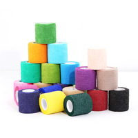 Bandage élastique auto-adhésif personnalisé en non-tissé, unisexe, pour le sport, jetable, pour poignet, doigt d'animal ou protection de doigt pour le football