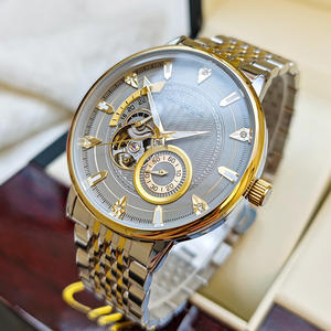 Gran oferta, reloj mecánico con banda de acero completamente automático, reloj hueco para hombre, venta al por mayor - Product Image 1