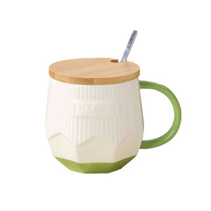 <span class=keywords><strong>Tasse</strong></span> à café en céramique de lettre <span class=keywords><strong>anglaise</strong></span> simple créative avec couvercle petite <span class=keywords><strong>tasse</strong></span> d'eau fraîche de couple - Product Image 5