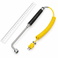Probe Termokopel Tipe-K Permukaan Genggam IP65 Baja Tahan Karat 60mm NR-81533A /81531A/81532A/OEM ODM