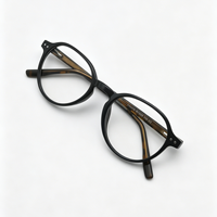 Montures de lunettes rondes pleines montures, plusieurs couleurs pour un usage quotidien