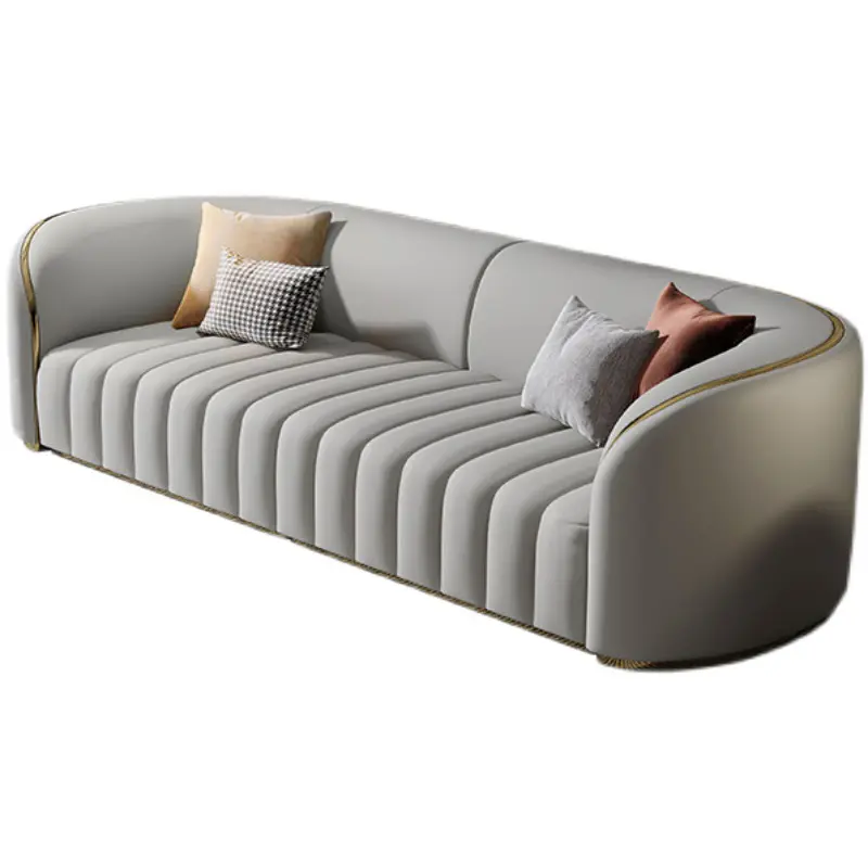 Éponge de rembourrage en éponge à haute densité, coussin confortable et gracieux, design courbe, pour canapé du salon CELS004