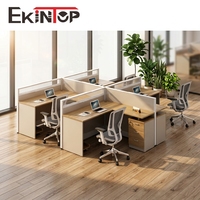 Vente directe usine : Mobilier de bureau modulaire, tables de séparation, postes de travail en îlot pour 2, 4, 6 ou 8 personnes
