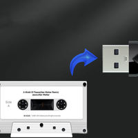 Convertisseur de cassette en MP3, coque texturée, lecteur de cassettes USB portable, enregistreur numérique, pas de PC requis pour la numérisation des anciennes cassettes