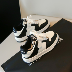 Zapatos para niñas en <span class=keywords><strong>la</strong></span> primavera y el otoño de 2025, nuevas zapatillas de deporte de cuero de hip-hop para niños, zapatos casuales antideslizantes para niños. - Product Image 3