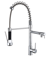 KAWAL Robinet de cuisine moderne en acier inoxydable Vente à chaud Nouveau produit Sortie d'eau sous pression Installation d'évier de cuisine à ressort