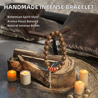 Bracelet artisanal bohème perlé avec motif papillon, aromathérapie naturelle pour la concentration et l'équilibre, bijoux spirituels pour femmes