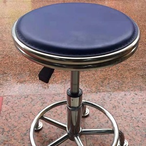 Ke Ming Laboratory <b>Stool</b> KM-CZ203 Height Adjustable Swivel Metal Chair For Office Use <b>With</b> <b>Wheels</b> - Product Image 1