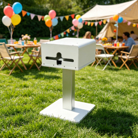 Support d'imprimante portable pour photomaton, support métallique avec tiroir de rangement et protection pour diverses activités
