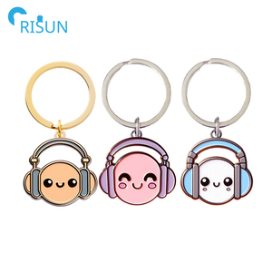 หูฟังรูป<span class=keywords><strong>ผี</strong></span>เอเลี่ยนน่ารักแบบกำหนดเองจากโรงงาน พวงกุญแจหูฟัง พวงกุญแจหูฟังแบบกำหนดเอง - Product Image 2