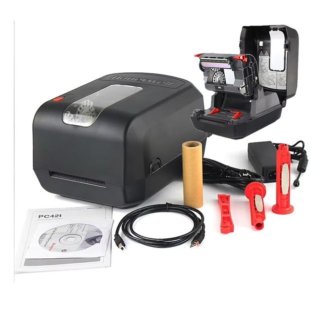 Honeywell PC42T/PC42D 4-Inch High Speed Desktop Direct Thermal Transfer Barcode Label Printer 203dpi USB