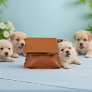 미니멀리스트 스타일 프리미엄 PU 가죽 애완 동물 쓰레기 가방 캐리어 휴대용 유니버설 애완 동물 똥 휴지통 가방 홀더 애완 동물 산책 - Product Image 3