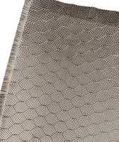 Tissu en fibre de carbone hexagonale haute résistance aux chocs 3K 240 g/m² pour coque de protection de snowboard et de planche de surf
