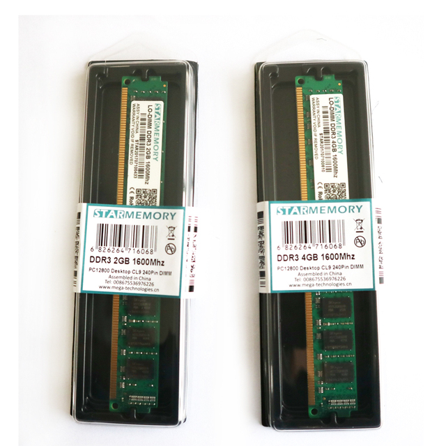 Second Hand Desktop Ram 8gb Ddr3 1600mhz