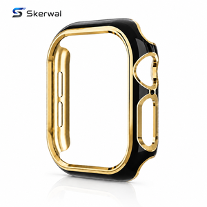 CS004 Funda Protectora Rígida de PC con Recubrimiento Electrolítico de Lujo, Compatible con <span class=keywords><strong>Apple</strong></span> <span class=keywords><strong>Watch</strong></span> 4 5 6 7 8 9 10 11 Ultra 40 46mm - Product Image 1