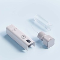 Botol Parfum Mini Kotak 10ml, Pompa Semprot Plastik ABS, Isi Ulang, Portabel, Kosong, dengan Sayap untuk Gantungan Tas