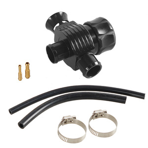 Blow Off Valve Universal Fit For Turbocharger Retrofit Upgrade With <b>Hose</b> And <b>Clamps</b> - Product Image 1