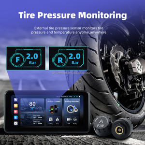 Navegador para Motocicleta con Pantalla de 6.25 Pulgadas, BT, DVR, CarPlay Inalámbrico, Resistente al Agua, Pantalla Dividida Extraíble, GPS Android - Product Image 2