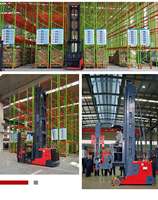 Forklift Elektrik MIMA MFZ16M 3-Way VNA untuk Lorong Sempit, Penumpuk Pallet 1.2-1.6 Ton, Baterai Asam Timbal, Ban Solid/Poliuretan, Bersertifikasi CE