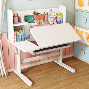 Conjunto <span class=keywords><strong>de</strong></span> Escritorio y Silla <span class=keywords><strong>de</strong></span> Estudio para Niños <span class=keywords><strong>de</strong></span> Primaria, <span class=keywords><strong>Mesa</strong></span> <span class=keywords><strong>de</strong></span> Diseño Moderno y Simple <span class=keywords><strong>de</strong></span> Metal - Product Image 3