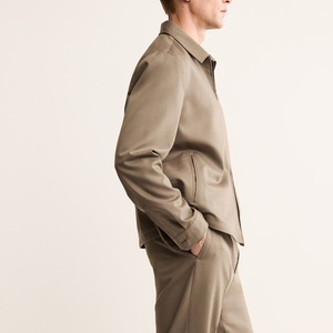 Tùy chỉnh thiết kế len 100% giản dị thoải mái bền Áo khoác cho nam giới - Product Image 3