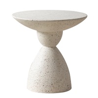 Table basse ronde en marbre, style mid-century moderne, luxe léger, pour hôtel et salon, meubles pour la maison