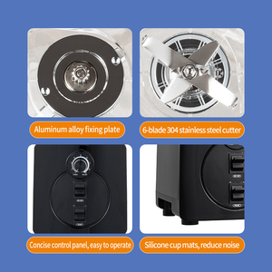 Apparecchi per la casa 1000W ad alte prestazioni di buona qualità per alimenti per bambini macchina per frullare con copertura insonorizzante - Product Image 4