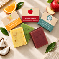 Savon de Bain Artisanal Naturel aux Herbes pour Hommes, Contrôle du Sébum, Huile de Coco & Huile d'Olive, Nettoyage Doux en Profondeur, Rafraîchissant et Éclaircissant pour le Corps (OEM/ODM)
