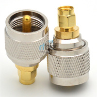 Adaptador INERGEK de Cobre UHF Macho a SMA Macho, Conector RF Sl16 a SMA Macho