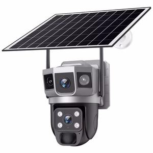 V380 4MP Kép Illuminant Ống Kính Kép PIR + Radar Cảm Ứng Kép Detectionhumanoid Phát Hiện Không Dây 4G Năng Lượng Mặt Trời An Ninh Máy Ảnh - Product Image 1