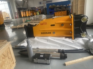 Para SB131 Nuevo Martillo Hidráulico Tipo Caja para Construcción y Minería, Incluye Motor, Bomba, Cojinete y Cincel - Product Image 5