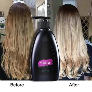 Blondage Color Depositing Purple Hair Wash Shampoo biondo No Yellow Shampoo filtri UV shampoo viola