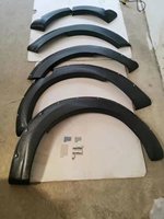 FFD22 meilleur prix, accessoires de voiture de haute qualité, évasements d'ailes universels en plastique Abs 4x4 pour Mazda