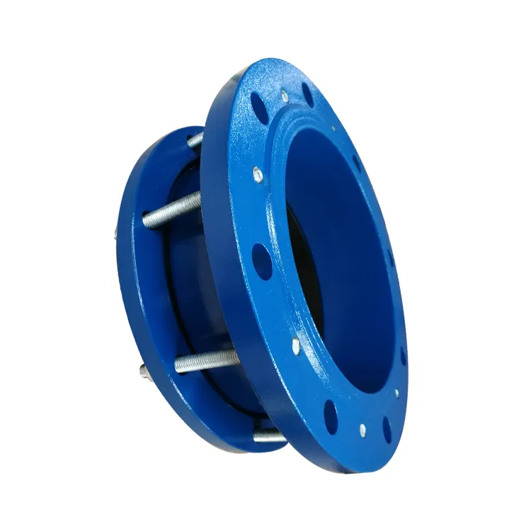 Universal Ductile Cast Iron Wide Range flange adaptor For Water Pipe